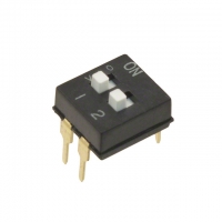 A6TN-2104 SWITCH DIP 2POS EXT ACT PC MNT