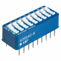 435640-6 STANDARD 9 POSITION DIP SWITCH
