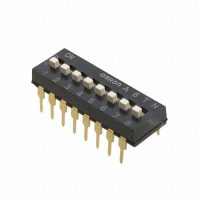 A6TN-8104 SWITCH DIP 8POS EXT ACT PC MNT