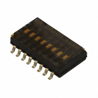 A6HF-8102 SWITCH DIP 8POS HALF PITCH SMD