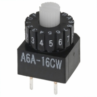 A6A-16CW SWITCH ROTARY DIP HEX THUMB