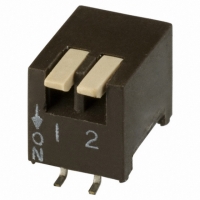 193-2MS SWITCH DIP 2POS SIDE ACT SMT