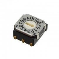 SH-7070TA SWITCH ROTARY HEX COMP 16POS SMD