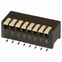 193-8MS SWITCH DIP 8POS SIDE ACT SMT