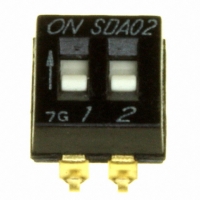 SDA02H0SBD SWITCH DIP TOP SLIDE 2POS SMD