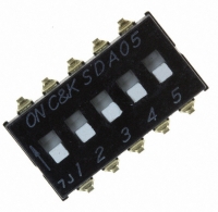 SDA05H1SBD SWITCH DIP TOP SLIDE 5POS SMD