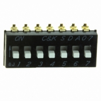 SDA07H1SBD SWITCH DIP TOP SLIDE 7POS SMD