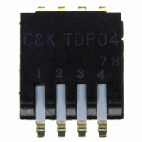 TDP04H1SBD1 SW DIP 4POS EXT HALF PITCH SMD