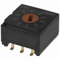 CRD10CM0SB SWITCH ROTARY DIP BCD COMP SMT