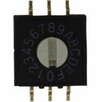 A6RS-162RS-P SWITCH ROTARY DIP EXT 16POS HEX