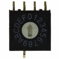 A6RS-161RF-P SWITCH ROTARY DIP FLT 16POS HEX