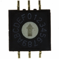 A6RS-162RF-P SWITCH ROTARY DIP FLT 16POS HEX