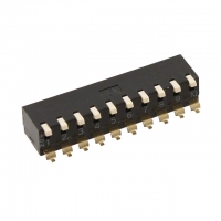 A6SR-0104 SWITCH PIANO DIP 10POS SMD LONG