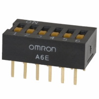 A6E-5104 SWITCH DIP 5POS TOP EXTEND