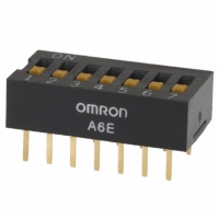 A6E-7101 SWITCH DIP 7POS TOP FLUSH