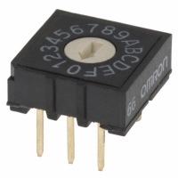 A6R-162RF SWITCH ROTARY DIP FLAT 16POS