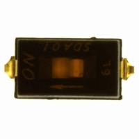 SDA01H0SBR SWITCH DIP TAPE SEALED 1POS SMD