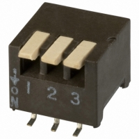 193-3MS SWITCH DIP 3POS SIDE ACT SMT