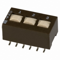 204-213ST SWITCH DIP DPST 3POS SMT