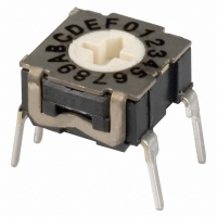 RTE1600N43 SWITCH ROTARY 16POS HEX SHAFT