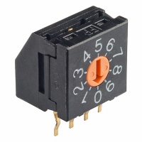 FR01FR10H-06XL SWITCH ROTARY 10POS R/A .2