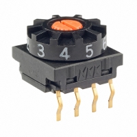 FR01SR10P SWITCH ROTARY 10POS STR T/H