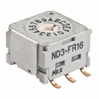 ND3FR16P SW ROTARY DIP 8MM HEX SMD