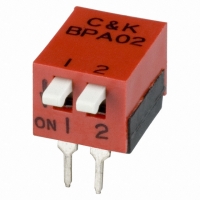 BPA02K SWITCH DIP SIDE-ACTUATED 2POS