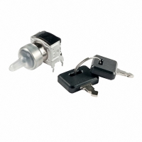 SK12BG30 SWITCH KEYLOCK SPDT .4VA RT ANG