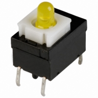 K6BL YE 1.5 5N L327 SWITCH PB SPST W/YELLOW LED