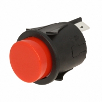 PR141C1900 SWITCH PB SPST 16A RED .250