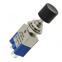 GPB001PA06A1UB SWITCH PB SPDT 6A BLK SOLDER LUG