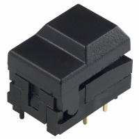 5501M1BLKX SWITCH PB SPDT MOMENTARY BLK CAP