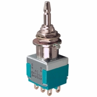 MPA206N SWITCH PB DPDT ON/ON 6A WIRE LUG