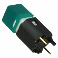 CFPB-1CC-1G9W SWITCH PB GREEN 9MM SQR