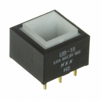 UB15SKG036F SWITCH PB SPDT SQ ILLUM GRN PCB