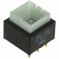 UB215SKG036F SWITCH PB SPDT SQ GREEN ILLUM PC