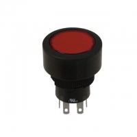 YB226CWCKW01-5C-CB SWITCH PB DPDT BRIGHT RED ILLUM