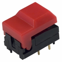 5501MREDX SWITCH PB SPDT MOMENTARY RED CAP