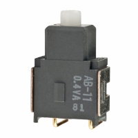 AB11CH SWITCH PB SPST R/A W/BRACKET