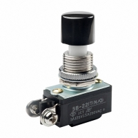 SB221TNO SW PUSHBUTTON SPST NO SCREW LUG