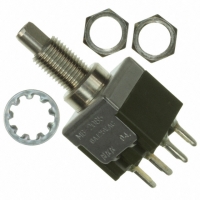 MB2085SS1W03 SW PB DPDT SCREW ON SILV .250