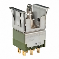 MB2461JG01 SWITCH PB DPDT SNAP GOLD SLD LUG