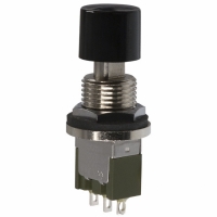 MB2065SB3W01-DA SWITCH PB SPDT 6A BLK CAP SLDLUG