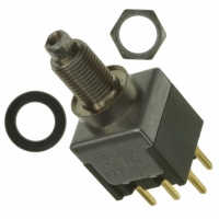 MB2061SD3G03 SW PUSHBUTTON DPDT GOLD .250 PC