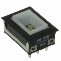 UB15NKW015D SWITCH PB SPDT RECT ILLUM AMBER