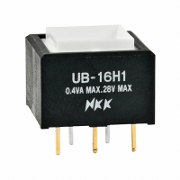 UB16SKG035D SWITCH PB SPDT SQ AMB ILLUM PCB