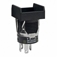 YB16KKW01 SWITCH PB SPDT SILVER SOLDER LUG