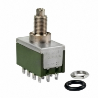 MB2181SD3W01 SWITCH PB 4PDT SILVER SOLDER LUG