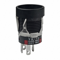 YB15MKG01 SWITCH PB SPDT GOLD SOLDER LUG